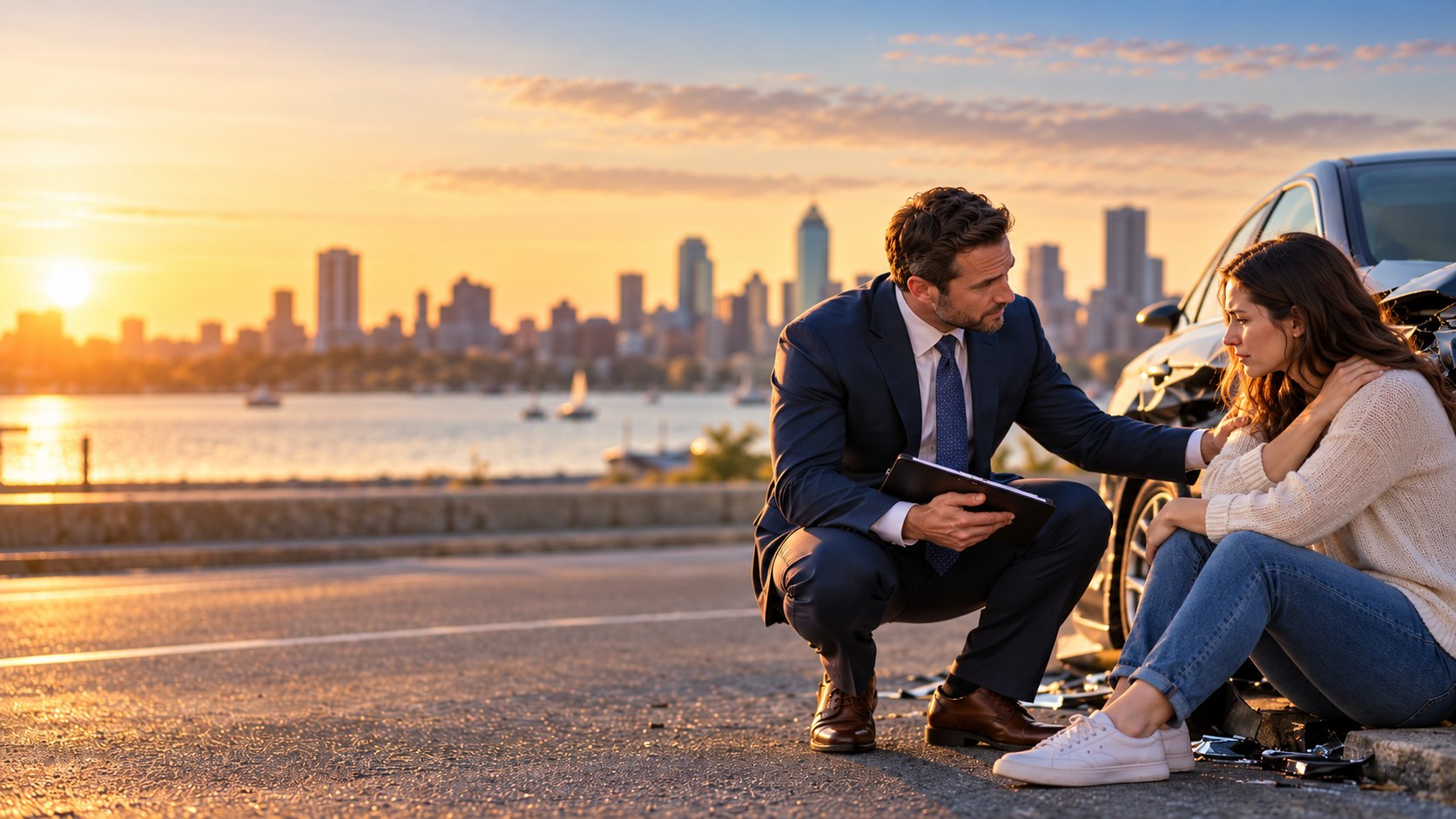 Illustrative consultation following a car accident