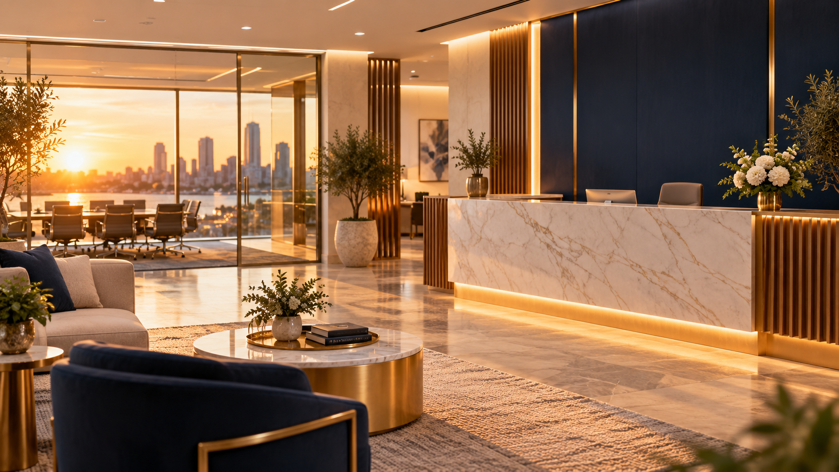 Illustrative law office concept